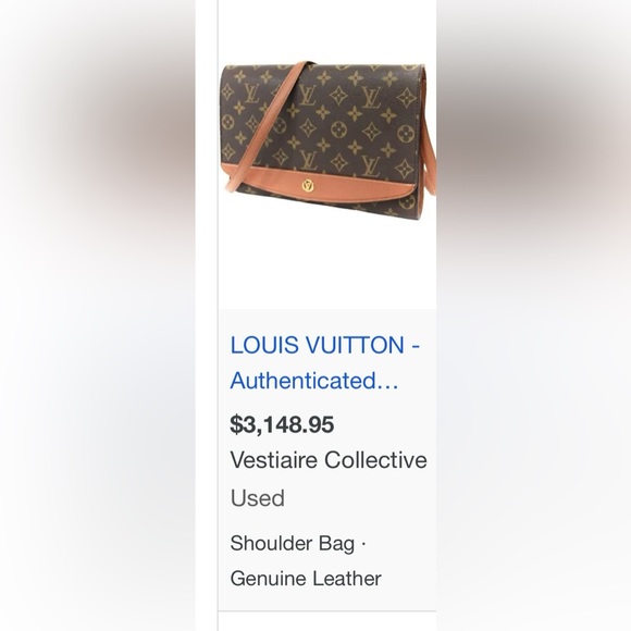 Louis Vuitton Bordeaux 2 way clutch - Picture 9 of 9